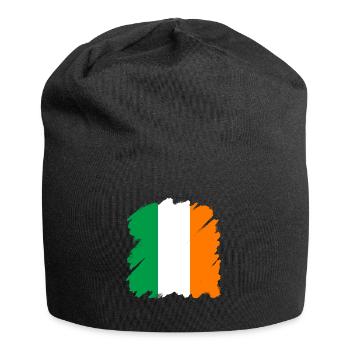 Ireland Flag Vintage Irish Flag Dublin - Jersey Beanie - black - Front
