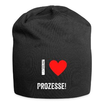 Lustiges Prozesse Arbeitskollegen Arbeit - Jersey-Beanie - Schwarz - Vorne