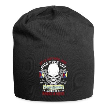 Réunion 8ème Jour - Bonnet en jersey - noir - Devant