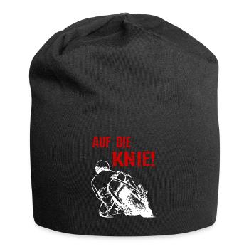 Motorrad - Auf die Knie Superbike - T-Shirt - Jersey-Beanie - Schwarz - Vorne