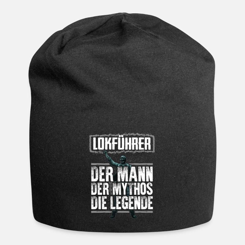 LOKFÜHRER - Mythos - Jersey-Beanie - Schwarz