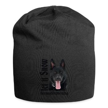 German shepherd, german shepherd, dog sport, dogs - Jersey Beanie - black - Front