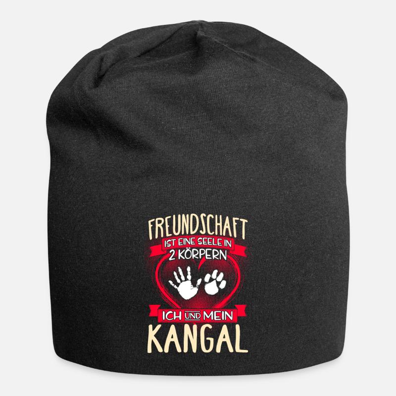 KANGAL - 2 - Jersey-Beanie - Schwarz