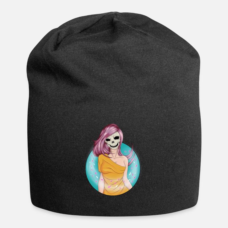 Totenkopf des Windes - Jersey-Beanie - Schwarz