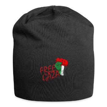 Free Gaza Free Palestine Save Freiheit Palestina - Jersey-Beanie - Schwarz - Vorne