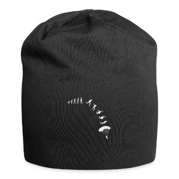 Chemise de parachutiste de cadeau T-shirt de parachutiste - Bonnet en jersey - noir - Devant