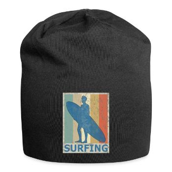 Planche de surf Surfers surf Vintage Style rétro - Bonnet en jersey - noir - Devant