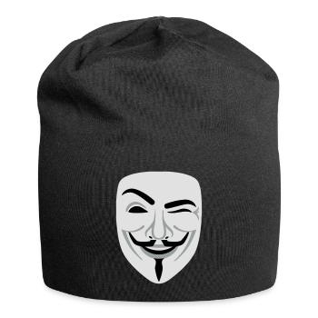 Fun Anonymous Guy Fawkes - Bonnet en jersey - noir - Devant