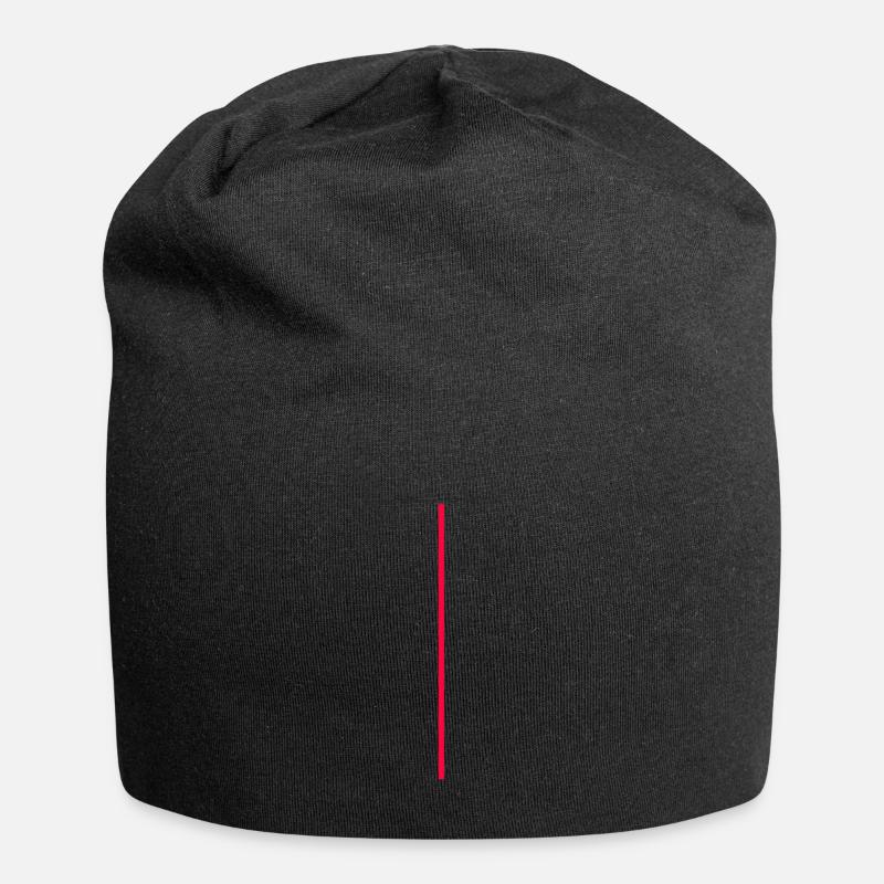 The red line - Jersey Beanie - black