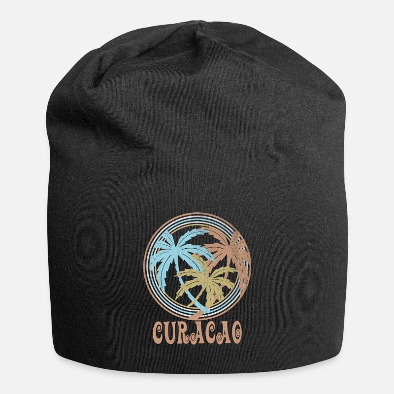 Curacao - Jersey-Beanie - Schwarz