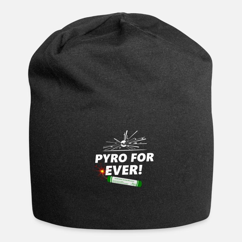 pyro for ever - Jersey-Beanie - Schwarz