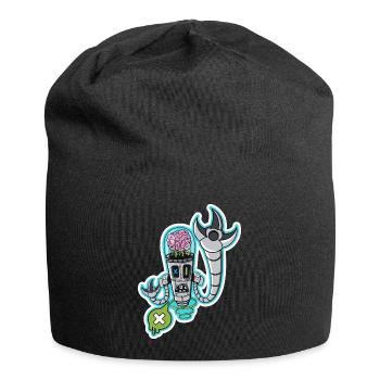 Gehirnmaschine - Jersey-Beanie - Schwarz - Vorne