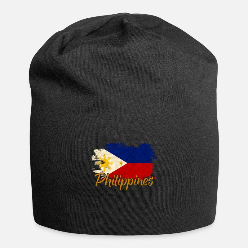 Philippines - Bonnet en jersey - noir