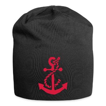 ancre - Bonnet en jersey - noir - Devant