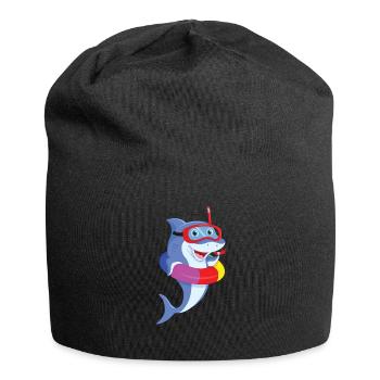 Shark Diving - Jersey Beanie - black - Front