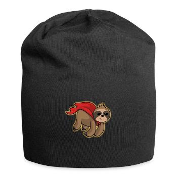 Faultier - Jersey-Beanie - Schwarz - Vorne