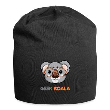 Geek Koala - Bonnet en jersey - noir - Devant