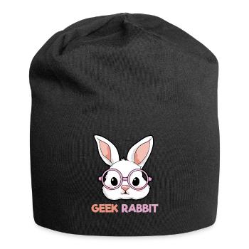 Geek Hase - Bonnet en jersey - noir - Devant