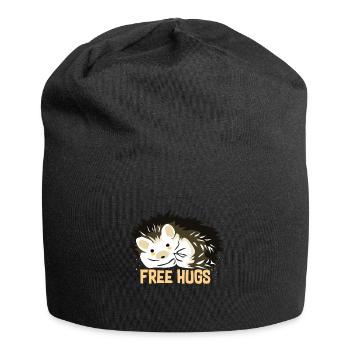 Umarmung Igel - Jersey-Beanie - Schwarz - Vorne