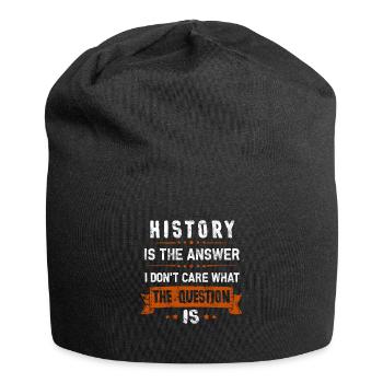 historien - Bonnet en jersey - noir - Devant
