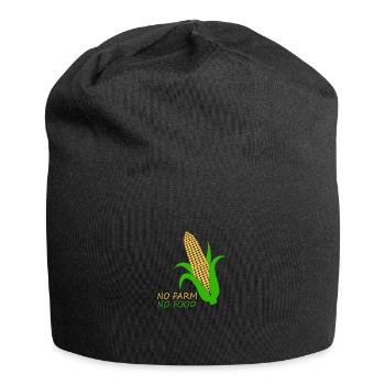 Mais Maiskolben - Jersey-Beanie - Schwarz - Vorne