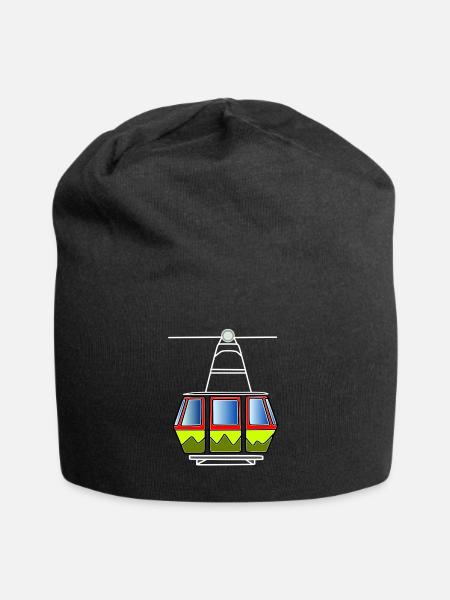 Téléphérique Téléphérique Technologie Téléphérique Téléphérique Téléphérique - Bonnet en jersey - noir