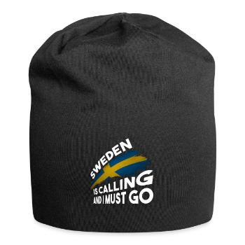 Suède - Bonnet en jersey - noir - Devant