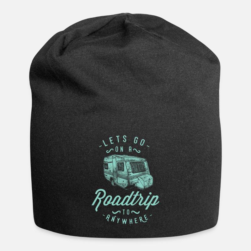 Road Trip - Jersey-Beanie - Schwarz