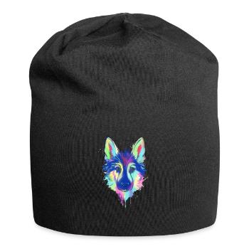 Cadeau de berger allemand - Bonnet en jersey - noir - Devant