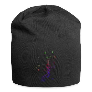 Schaukel - Jersey-Beanie - Schwarz - Vorne