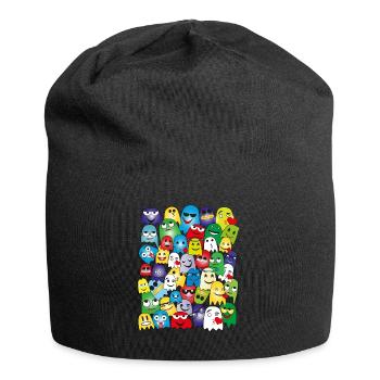 Des esprits drôles - Bonnet en jersey - noir - Devant