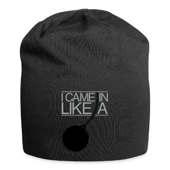 I Came In Like A Wrecking Ball - Jersey-Beanie - Schwarz - Vorne