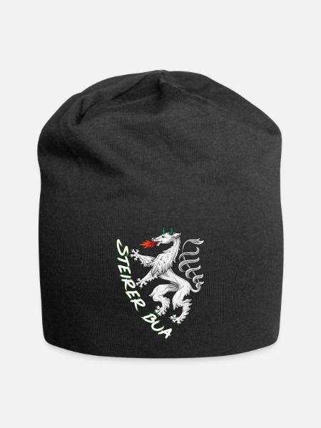 Steiermark - Jersey-Beanie - Schwarz