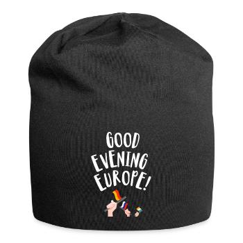 Bonsoir Europe - Bonnet en jersey - noir - Devant