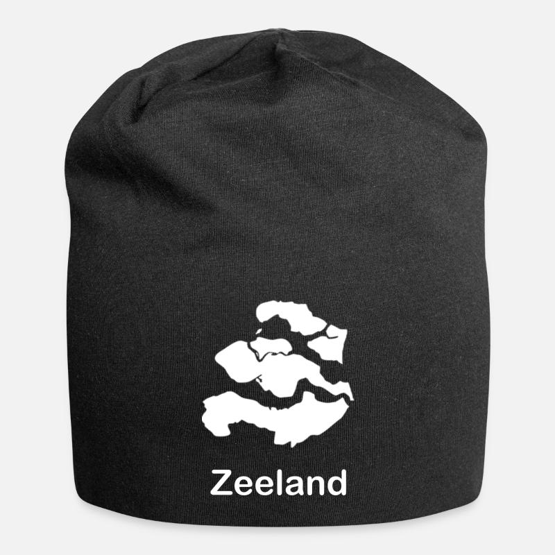 Zeeland white - Jersey Beanie - black