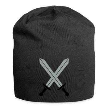 Crossed swords - Jersey Beanie - black - Front