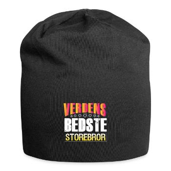Die weltbesten Samerer mit dem großen Bruder - Jersey-Beanie - Schwarz - Vorne