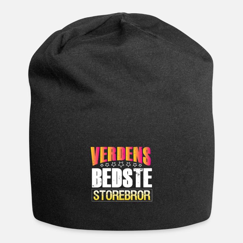 Die weltbesten Samerer mit dem großen Bruder - Jersey-Beanie - Schwarz