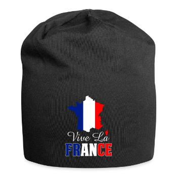 Vive la France - Bonnet en jersey - noir - Devant