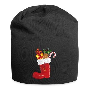 Nicholas boot avec des bonbons. - Bonnet en jersey - noir - Devant