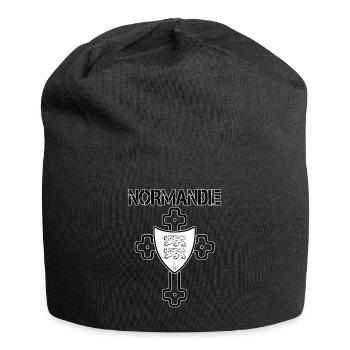 Normandie - Jersey-Beanie - Schwarz - Vorne