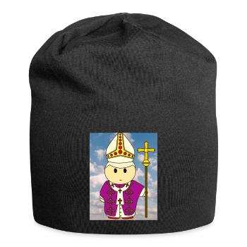 Pape au paradis - Bonnet en jersey - noir - Devant
