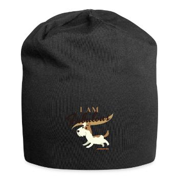Ich bin fabelhaft - Kids - Hund - süß - Großartig - Jersey-Beanie - Schwarz - Vorne