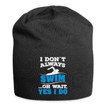 Schwimmen - Jersey-Beanie - Schwarz - Vorne