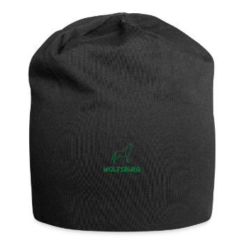 Wolfsburg Wolf - Jersey-Beanie - Schwarz - Vorne