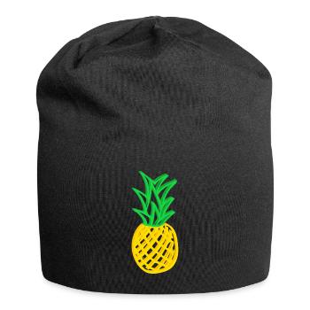 pineapple - Jersey Beanie - black - Front