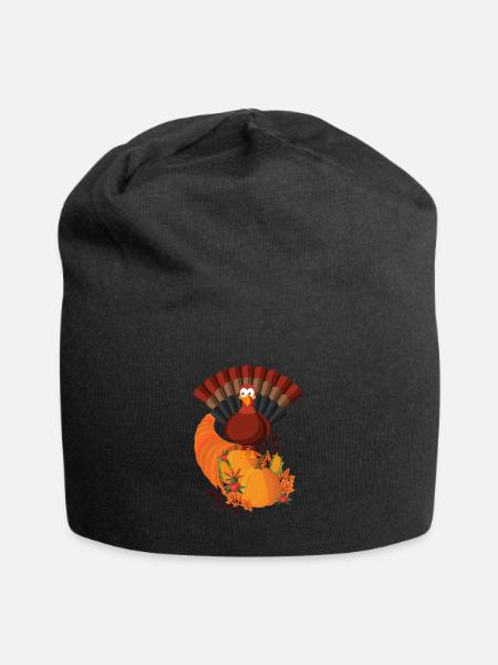 Thanksgiving Thanksgiving Truthahn - Jersey-Beanie - Schwarz