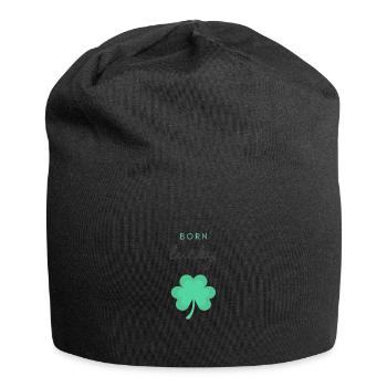 Born lucky - Jersey Beanie - black - Front