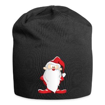 Santa Claus - Jersey Beanie - black - Front