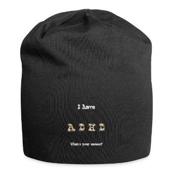 ADHD excuse - Jersey Beanie - black - Front